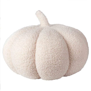 Decorations - Centerpiece & Confetti Pumpkin Spice Large Beige Boucle Pumpkin Decoration 28cm Each