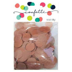 Decorations - Centerpiece & Confetti Rose Gold Premium Tissue Paper Confetti Circles 2cm 28g