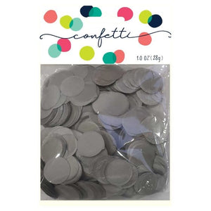 Decorations - Centerpiece & Confetti Silver Premium Tissue Paper Confetti Circles 2cm 28g