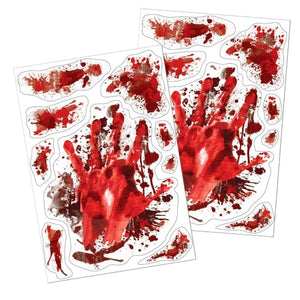 Decorations - Cutouts Blood Splatter Clings 2pk