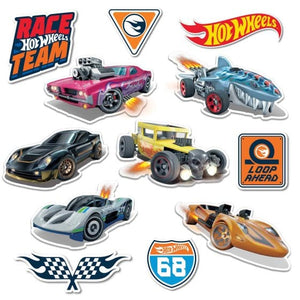 Decorations - Cutouts Hot Wheels Cutout Decorations FSC 12pk
