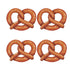 Pretzel Cardboard Cutouts 4pk
