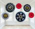 Hollywood Paper Fan Decorations 6pk