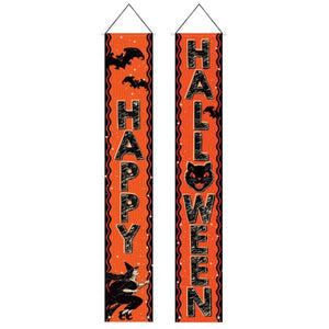 Decorations - Door Covers & Curtains Vintage Halloween Fabric Door Panel 183cm x 31cm Each