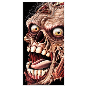 Decorations - Door Covers & Curtains Zombie Door Cover 13cm x 76cm Each