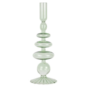 Decorations - Props Pastel Wave Green Candle Holder Each