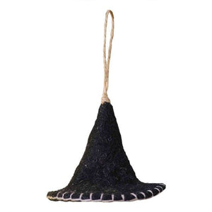 Decorations - Props Pumpkin Spice Felt Witches Hat Tree Decoration 9.5cm x 13cm Each