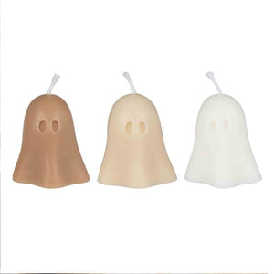 Decorations - Props Pumpkin Spice Ghost Candles 5cm x 5cm 3pk