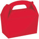 Games & Favors - Favor Boxes, Treat & Loot Bags Apple Red Gable Boxes FSC 15cm x 17.5cm x 10cm 4pk