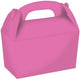Games & Favors - Favor Boxes, Treat & Loot Bags Bright Pink Gable Boxes FSC 15cm x 17.5cm x 10cm 4pk