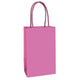 Games & Favors - Favor Boxes, Treat & Loot Bags Bright Pink Paper Kraft Bags FSC 8pk