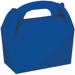Games & Favors - Favor Boxes, Treat & Loot Bags Bright Royal Blue Gable Boxes FSC 15cm x 17.5cm x 10cm 4pk