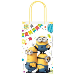 Games & Favors - Favor Boxes, Treat & Loot Bags Despicable Me 3 Paper Kraft Bags FSC 21cm x 13cm x 8cm 8pk