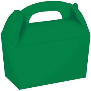 Games & Favors - Favor Boxes, Treat & Loot Bags Festive Green Gable Boxes FSC 15cm x 17.5cm x 10cm 4pk