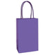 Games & Favors - Favor Boxes, Treat & Loot Bags New Purple Paper Kraft Bags FSC 8pk