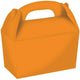 Games & Favors - Favor Boxes, Treat & Loot Bags Orange Gable Boxes FSC 15cm x 17.5cm x 10cm 4pk