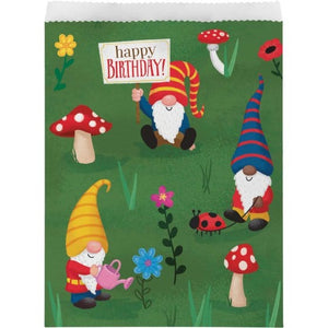 Games & Favors - Favor Boxes, Treat & Loot Bags Party Gnomes Paper Treat Bags 22cm x 16cm 8pk