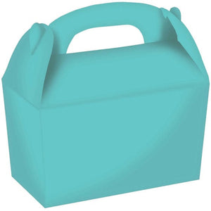 Games & Favors - Favor Boxes, Treat & Loot Bags Robin Egg Blue Gable Boxes FSC 15cm x 17.5cm x 10cm 4pk