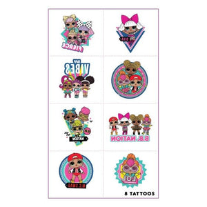Games & Favors - Favors, Activity Kit & Stickers LOL Surprise Together 4EVA Tattoos 8pk