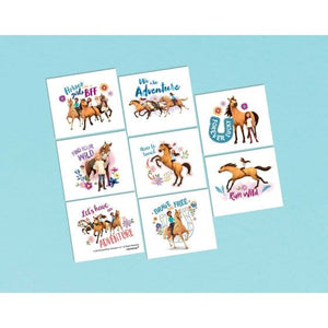 Games & Favors - Favors, Activity Kit & Stickers Spirit Riding Free Tattoos 8pk