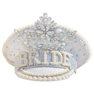 Hats & Headwear - Hats & Helmets Hen Weekend Embellishes Bride Cap 28cm x 28cm Each