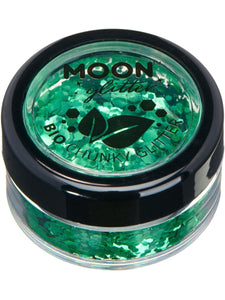 Make Up & Prosthetics - Horror Make Up Bio Chunky Glitter Green 3g Each