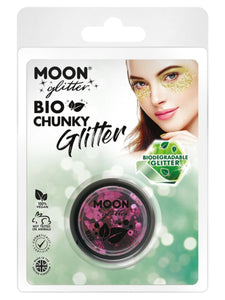 Make Up & Prosthetics - Horror Make Up Bio Chunky Glitter Rose Clamshell 3g Each