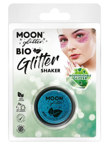 Make Up & Prosthetics - Horror Make Up Bio Glitter Shakers Blue Clamshell 5g Each