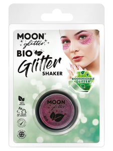 Make Up & Prosthetics - Horror Make Up Bio Glitter Shakers Dark Rose Clamshell 5g Each