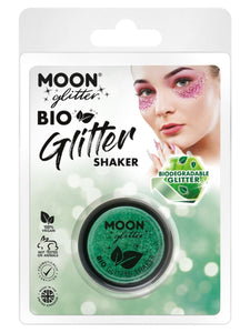 Make Up & Prosthetics - Horror Make Up Bio Glitter Shakers Green 5g Each