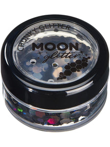 Make Up & Prosthetics - Horror Make Up Black Holographic Chunky Glitter 3g Each