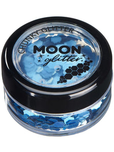 Make Up & Prosthetics - Horror Make Up Blue Holographic Chunky Glitter 3g Each