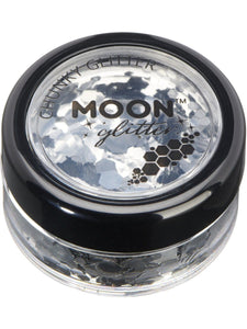 Make Up & Prosthetics - Horror Make Up Classic Chunky Glitter Silver 3g Each