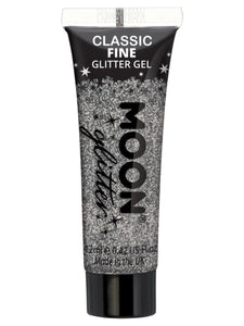 Make Up & Prosthetics - Horror Make Up Classic Fine Glitter Gel Silver 12ml Each