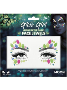 Make Up & Prosthetics - Horror Make Up Glow Girl Face Jewels