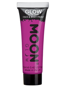 Make Up & Prosthetics - Horror Make Up Glow in the Dark Face Paint Purple 12ml Each