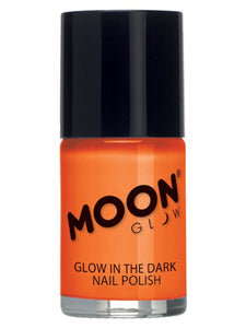 Make Up & Prosthetics - Horror Make Up Glow in the Dark Nail Polish Orange 14ml Each