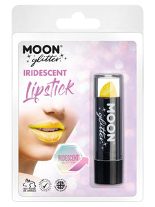 Make Up & Prosthetics - Horror Make Up Iridescent Glitter Lipstick Yellow 5g Each