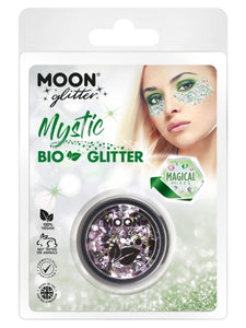 Make Up & Prosthetics - Horror Make Up Mystic Bio Chunky Glitter Champagne Clamshell 3g Each