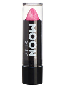 Make Up & Prosthetics - Horror Make Up Neon UV Glitter Lipstick Pink 5g Each