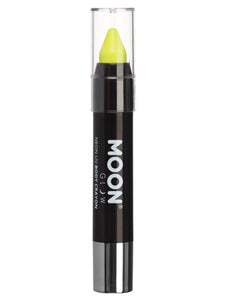 Make Up & Prosthetics - Horror Make Up Pastel Neon UV Body Crayons Yellow 3.5g Each