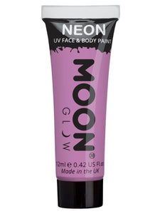 Make Up & Prosthetics - Horror Make Up Pastel Neon UV Face Paint Lilac 12ml Each