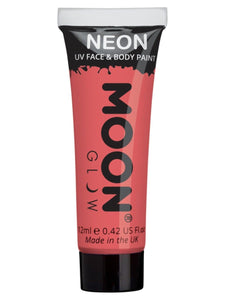 Make Up & Prosthetics - Horror Make Up Pastel Neon UV Face Paint Pastel Coral 12ml Each