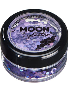 Make Up & Prosthetics - Horror Make Up Purple Holographic Chunky Glitter 3g Each