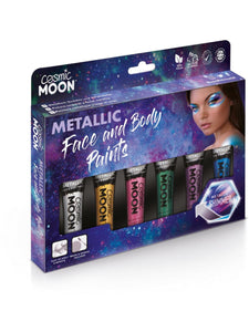 Make Up & Prosthetics - Make Up Kits Cosmic Metallic Face & Body Paint Assorted Boxset