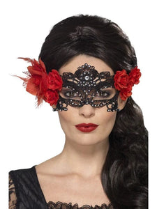 Mask - Masquerade Mask Day of the Dead Lace Filigree Eyemask