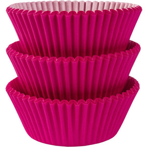 Tableware - Cupcake Stand & Cases Bright Pink Mini Cupcake Cases 3cm 100pk