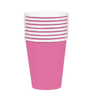 Tableware - Cups Bright Pink Paper Cups FSC 354ml 20pk