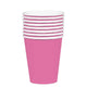 Tableware - Cups Bright Pink Paper Cups FSC 354ml 20pk