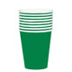 Tableware - Cups Festive Green Paper Cups FSC 354ml 20pk